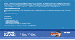 Desktop Screenshot of dziennikelblaski.pl