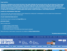Tablet Screenshot of dziennikelblaski.pl